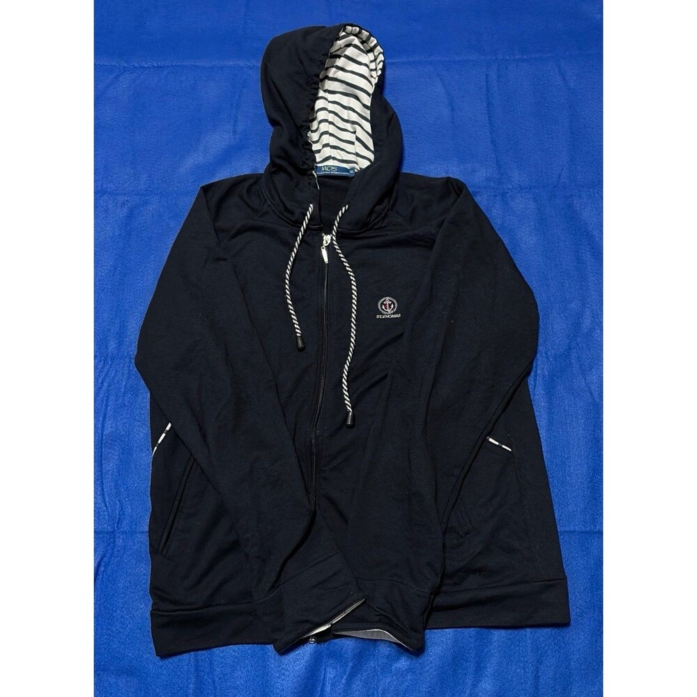 MOS Individual Design St Thomas Anchor Hoodie Jacket XL Navy Blue Nautical
